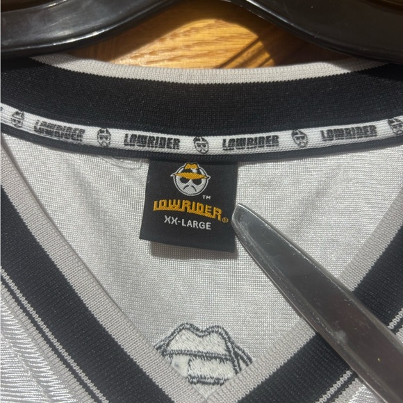 Vintage Y2K Lowrider Magazine #77 Football Jersey Chicano LA Raiders Men's XXL - Picture 8 of 11